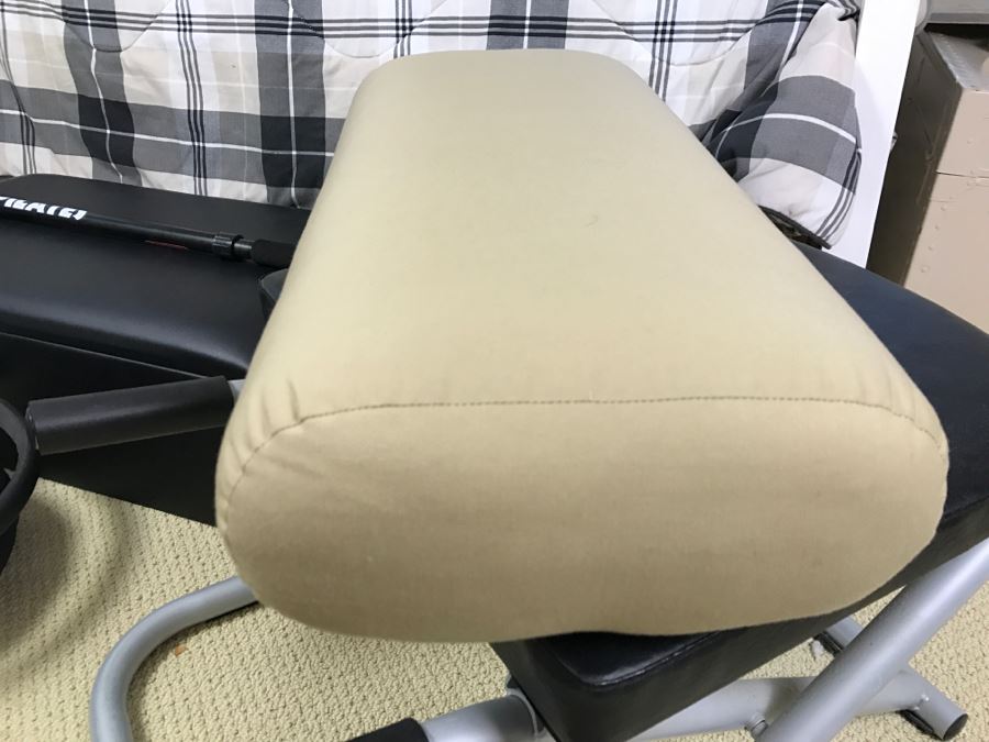 Excercise Lot Includes PILATES Box, PILATES Bar, PILATES Magic Circle, Brown Pillow And Living Yoga Exercise Equipment [Photo 10]