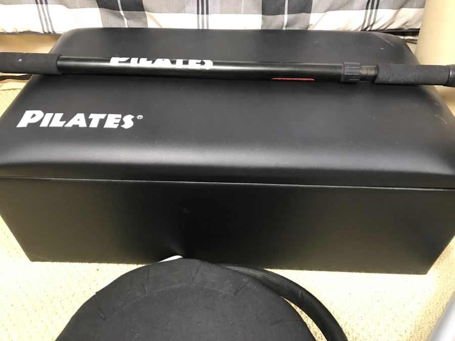 Excercise Lot Includes PILATES Box, PILATES Bar, PILATES Magic Circle, Brown Pillow And Living Yoga Exercise Equipment [Photo 3]