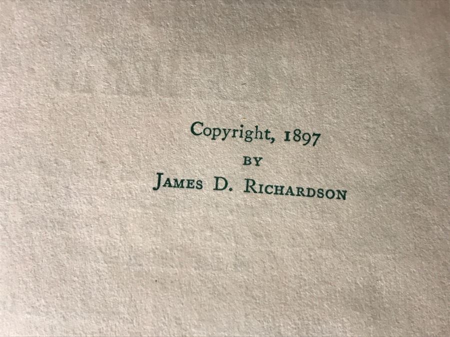 Antique Books 18 Volumes - Compilation Of The Messages And Papers Of The Presidents Leatherbound Hardcover Books 1897 [Photo 4]