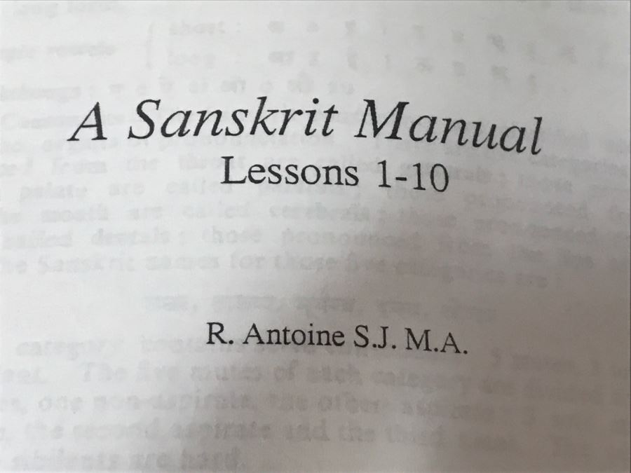 Book Lot With How To Read Sanskrit Manual And Tape Set [Photo 13]