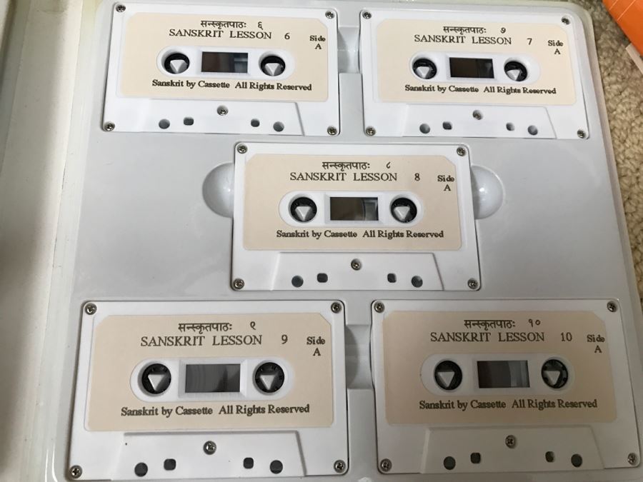 Book Lot With How To Read Sanskrit Manual And Tape Set [Photo 11]