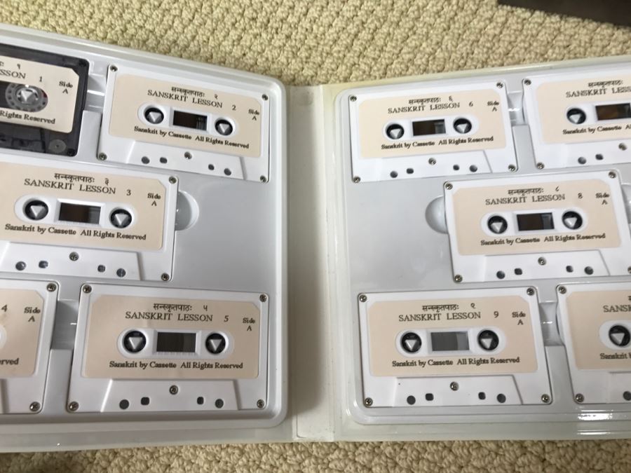 Book Lot With How To Read Sanskrit Manual And Tape Set [Photo 9]