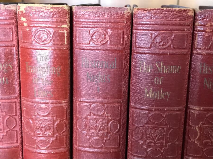 Collection Of 17 Books - The Writings Of Rafael Sabatini Books Leather Bound Hardcover 1924-1935 Houghton Mifflin Company [Photo 19]