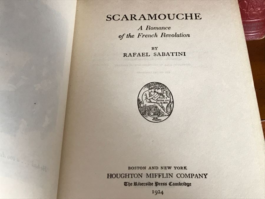 Collection Of 17 Books - The Writings Of Rafael Sabatini Books Leather Bound Hardcover 1924-1935 Houghton Mifflin Company [Photo 3]