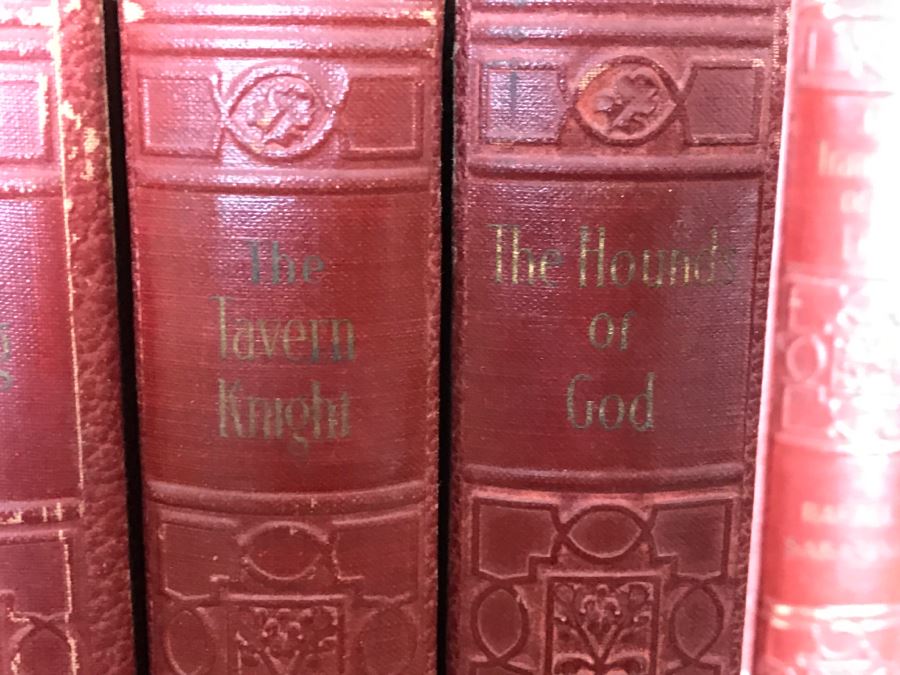 Collection Of 17 Books - The Writings Of Rafael Sabatini Books Leather Bound Hardcover 1924-1935 Houghton Mifflin Company [Photo 17]