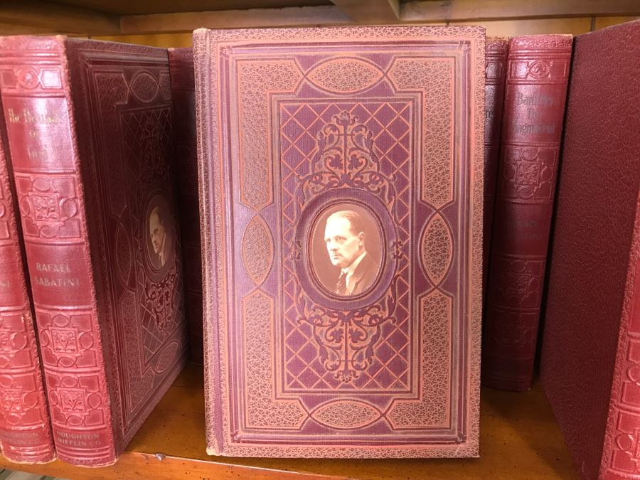 Collection Of 17 Books - The Writings Of Rafael Sabatini Books Leather Bound Hardcover 1924-1935 Houghton Mifflin Company [Photo 14]