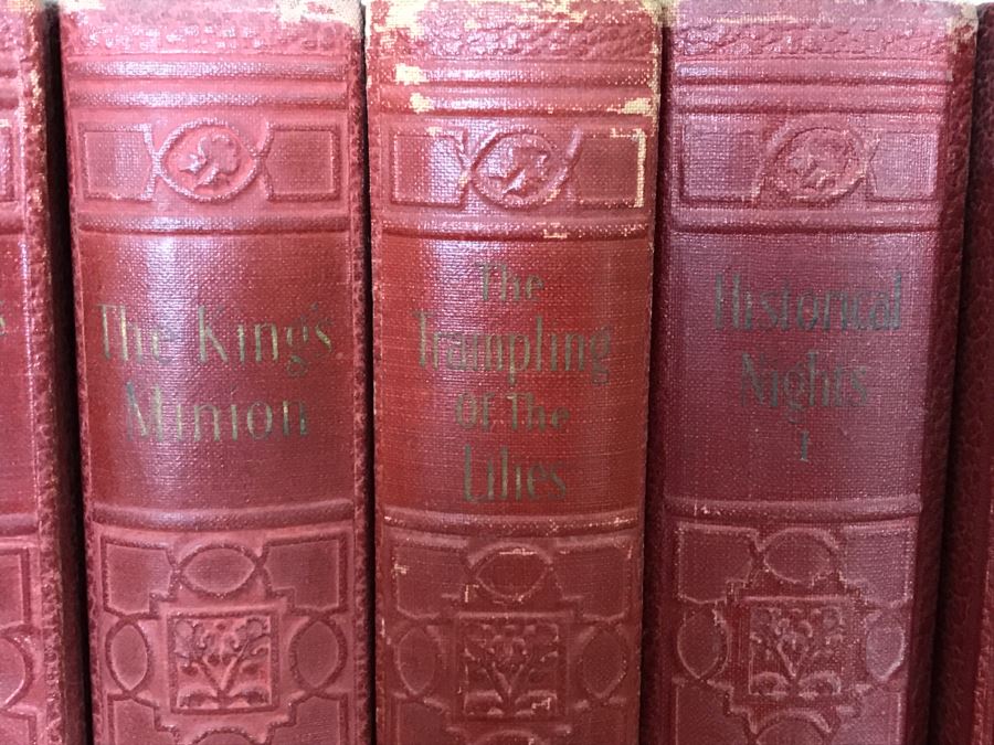 Collection Of 17 Books - The Writings Of Rafael Sabatini Books Leather Bound Hardcover 1924-1935 Houghton Mifflin Company [Photo 18]