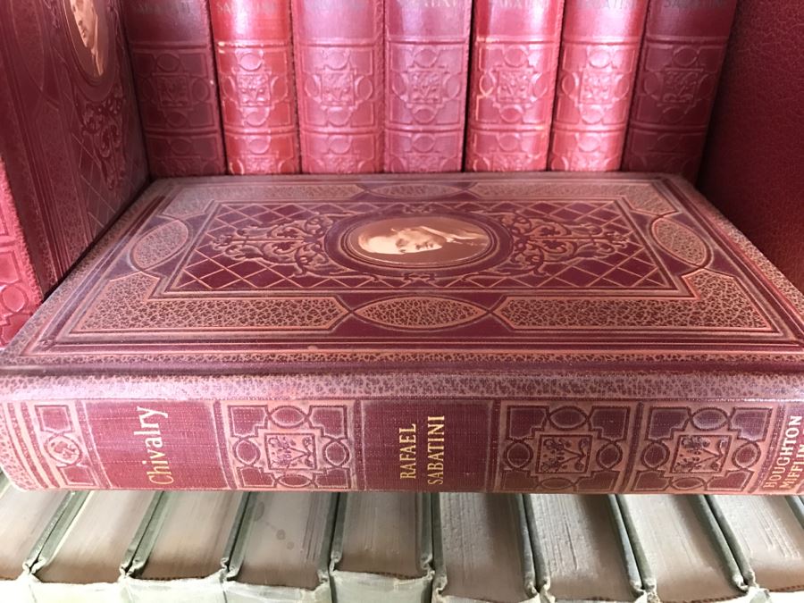 Collection Of 17 Books - The Writings Of Rafael Sabatini Books Leather Bound Hardcover 1924-1935 Houghton Mifflin Company [Photo 13]