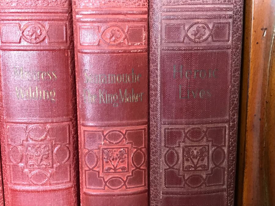 Collection Of 17 Books - The Writings Of Rafael Sabatini Books Leather Bound Hardcover 1924-1935 Houghton Mifflin Company [Photo 22]