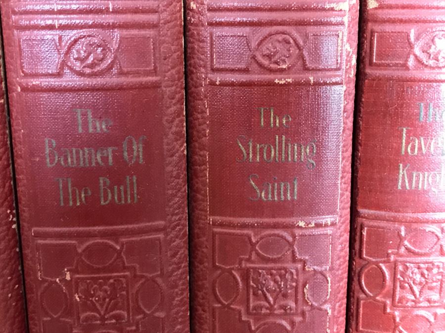 Collection Of 17 Books - The Writings Of Rafael Sabatini Books Leather Bound Hardcover 1924-1935 Houghton Mifflin Company [Photo 16]