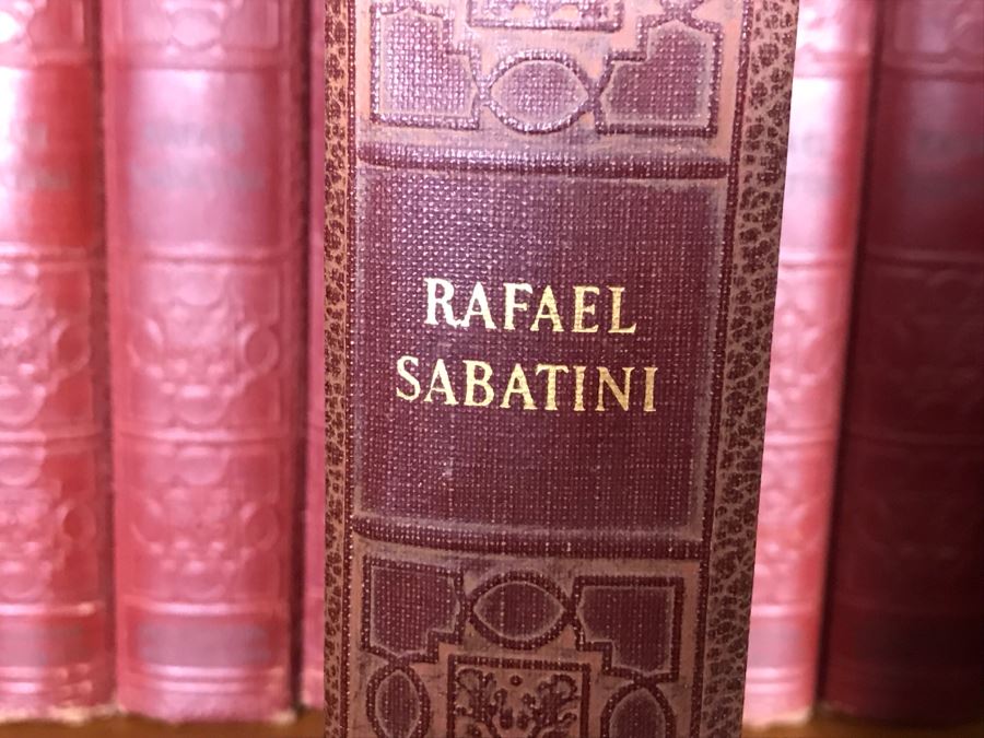 Collection Of 17 Books - The Writings Of Rafael Sabatini Books Leather Bound Hardcover 1924-1935 Houghton Mifflin Company [Photo 8]