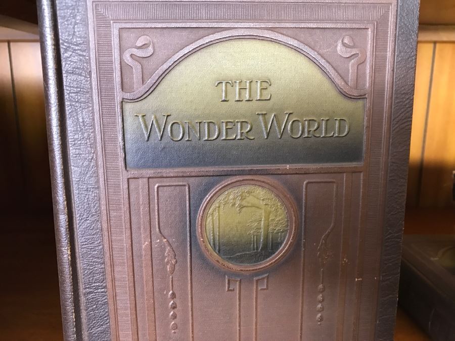 Set Of 4 Vintage 1922 Books 'The Human Interest Library' Visualized Knowledge Midland Press [Photo 6]