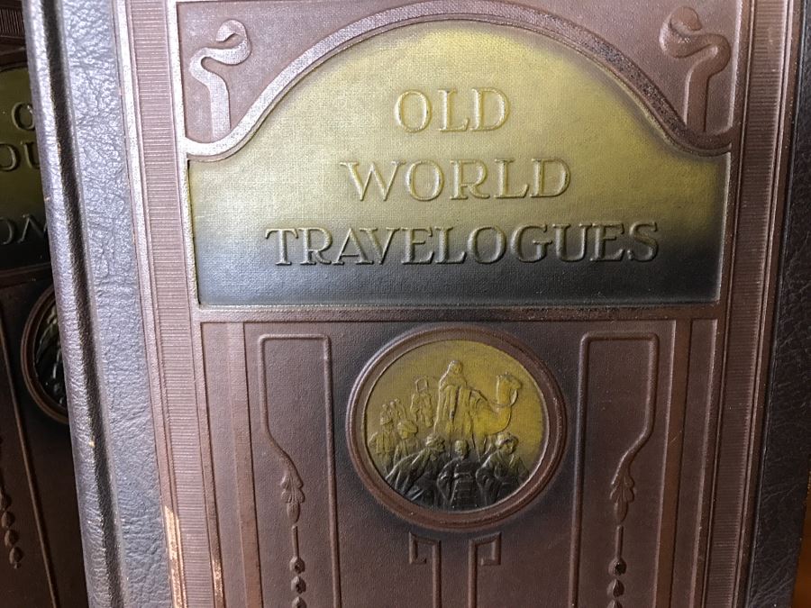 Set Of 4 Vintage 1922 Books 'The Human Interest Library' Visualized Knowledge Midland Press [Photo 3]