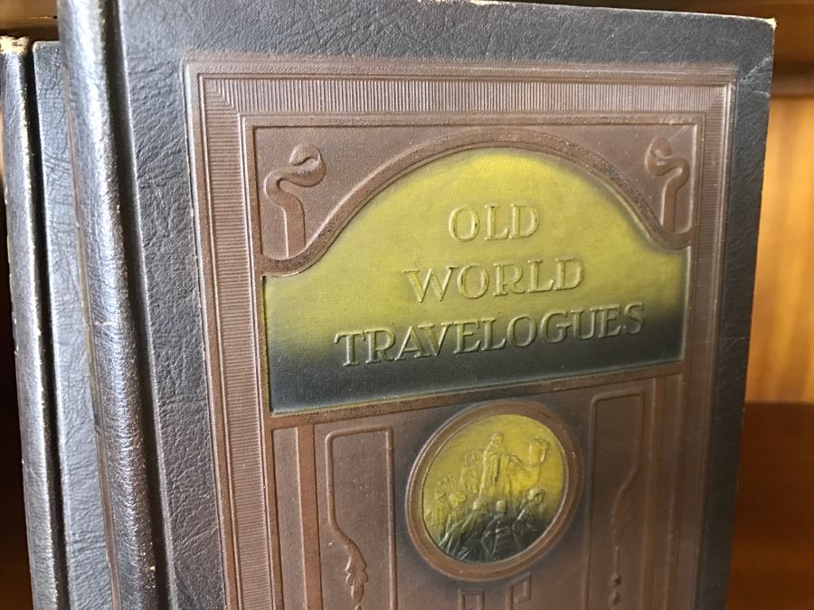 Set Of 4 Vintage 1922 Books 'The Human Interest Library' Visualized Knowledge Midland Press [Photo 10]