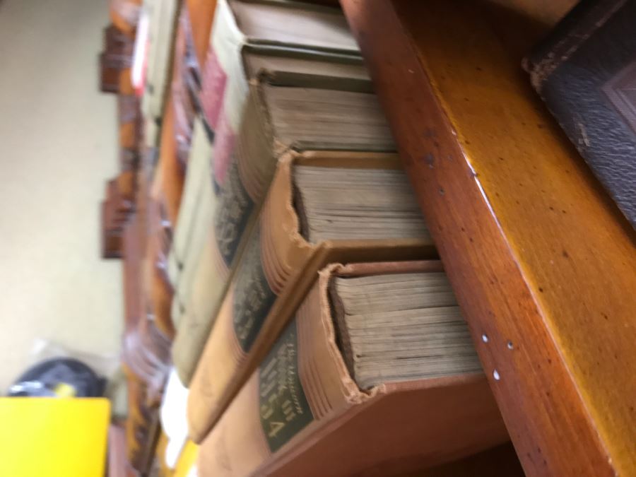 Set Of 4 Vintage 1922 Books 'The Human Interest Library' Visualized Knowledge Midland Press [Photo 8]