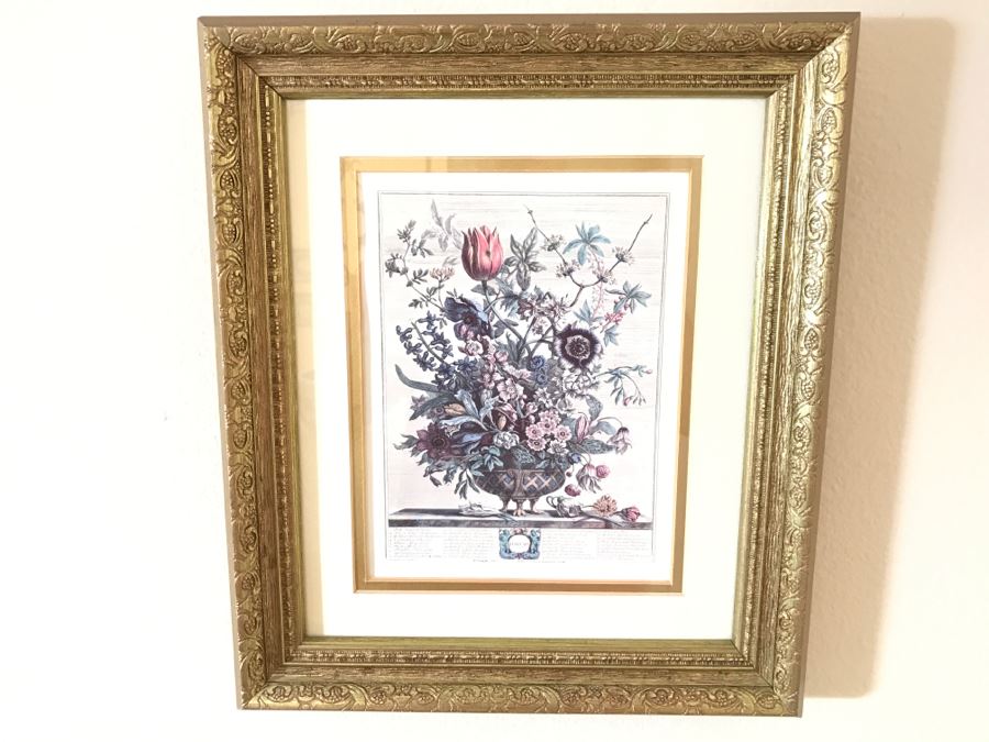 Pair Of Framed Botanical Prints [Photo 2]