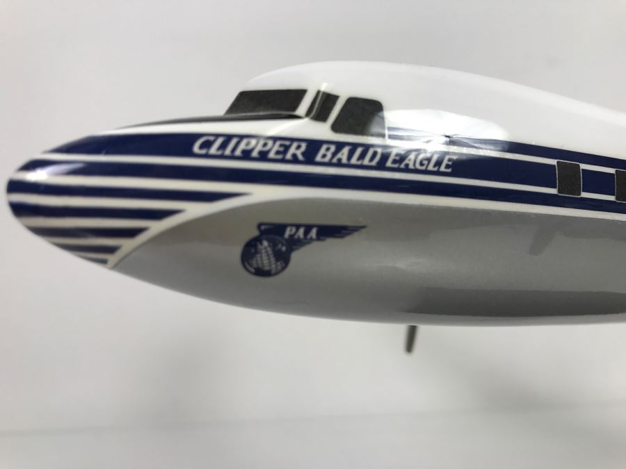 Atlantic Models Precision Model Airplane Pan American World Airways Pan Am DC-7C Clipper Bald Eagle PAA With Box [Photo 9]