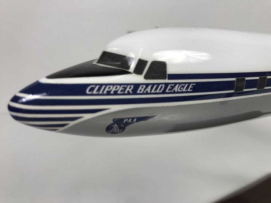 Atlantic Models Precision Model Airplane Pan American World Airways Pan Am DC-7C Clipper Bald Eagle PAA With Box [Photo 8]