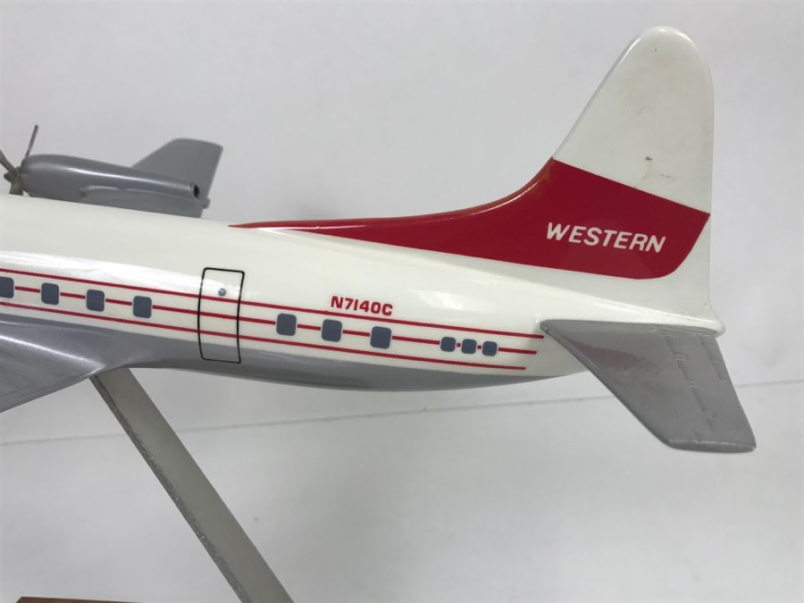 Atlantic Models Precision Model Airplane Western Airways No Box [Photo 11]