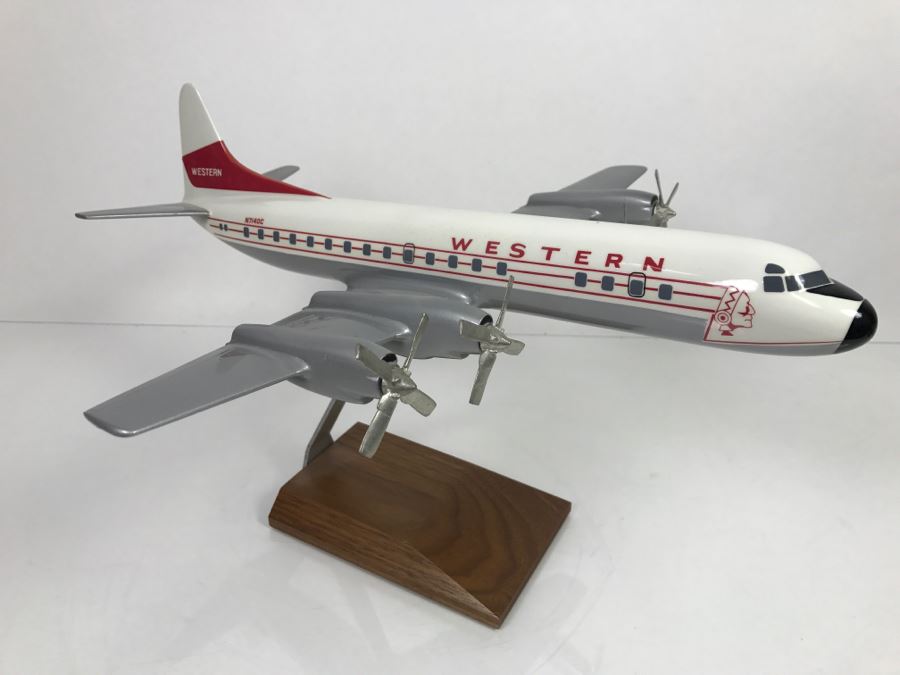Atlantic Models Precision Model Airplane Western Airways No Box [Photo 1]