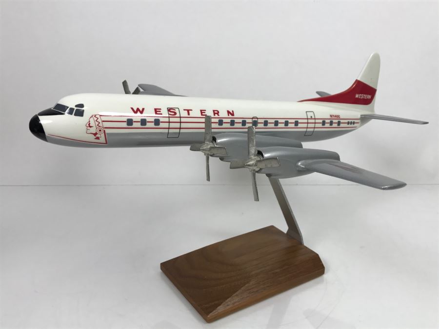 Atlantic Models Precision Model Airplane Western Airways No Box [Photo 9]