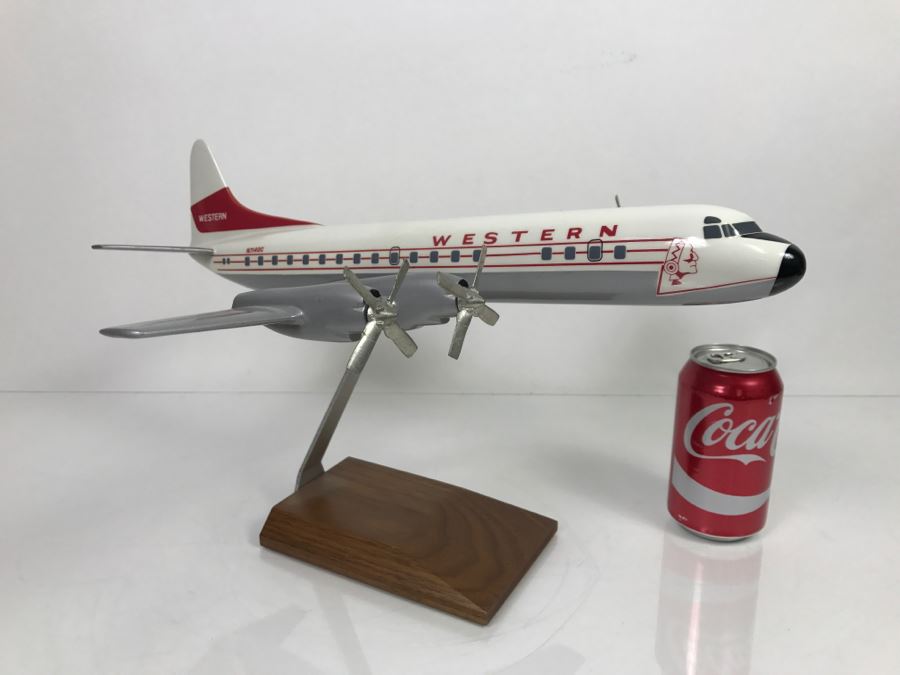 Atlantic Models Precision Model Airplane Western Airways No Box [Photo 3]