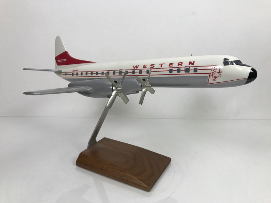 Atlantic Models Precision Model Airplane Western Airways No Box [Photo 2]