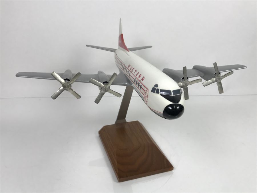 Atlantic Models Precision Model Airplane Western Airways No Box [Photo 7]