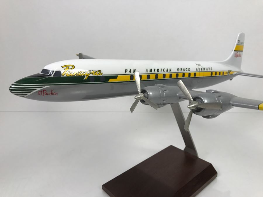 Atlantic Models Precision Model Airplane Pan American Grace Airways El Pacifico Panagra No Box [Photo 14]