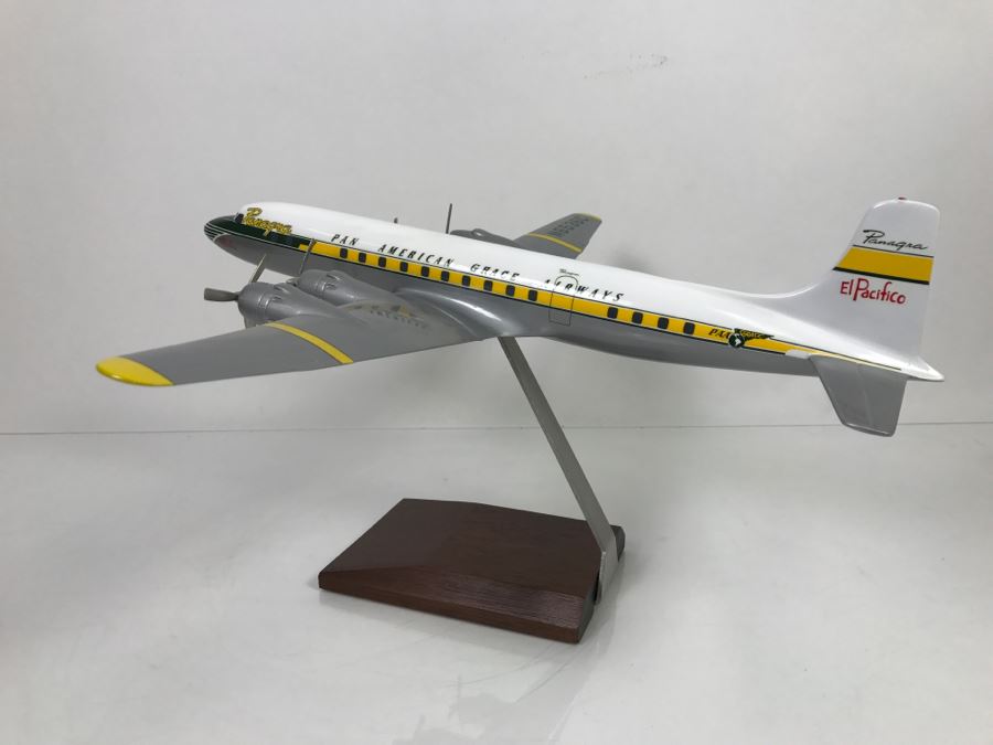 Atlantic Models Precision Model Airplane Pan American Grace Airways El Pacifico Panagra No Box [Photo 13]