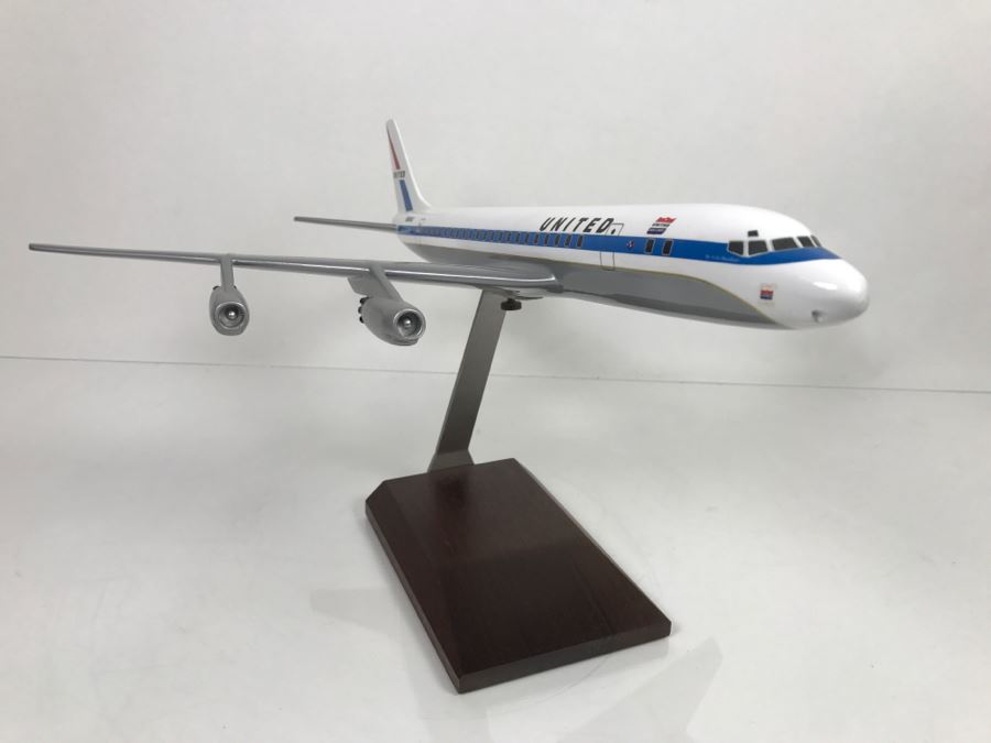 Atlantic Models Precision Model United Airlines DC-8 Jet Mainliner No Box [Photo 5]