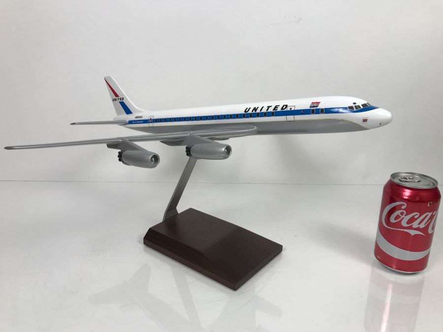 Atlantic Models Precision Model United Airlines DC-8 Jet Mainliner No Box