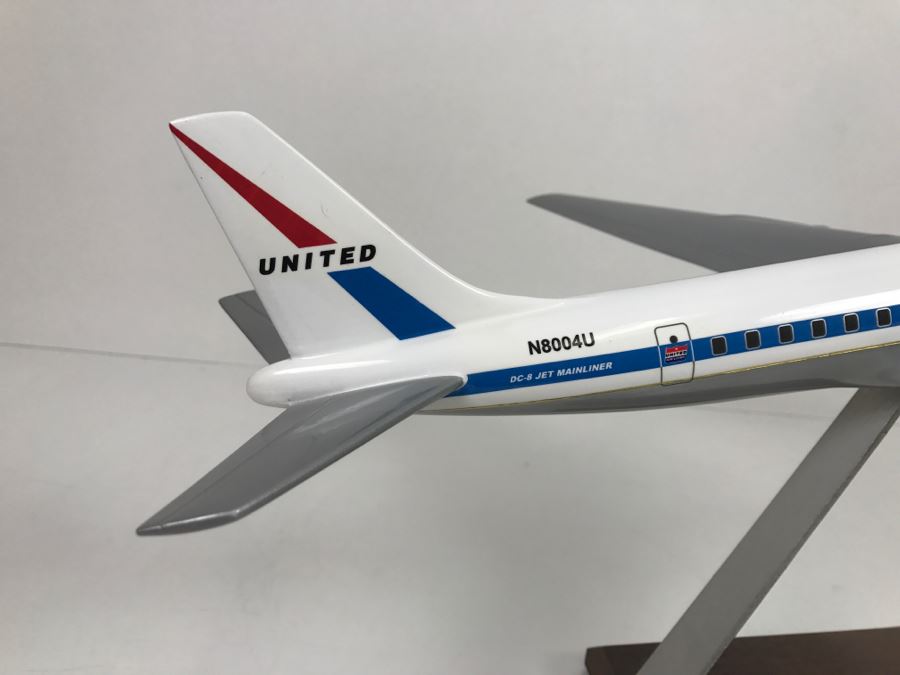 Atlantic Models Precision Model United Airlines DC-8 Jet Mainliner No Box [Photo 6]