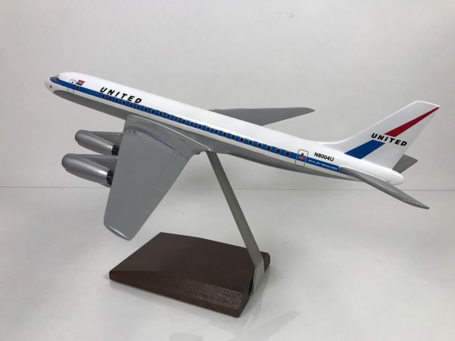 Atlantic Models Precision Model United Airlines DC-8 Jet Mainliner No Box [Photo 9]