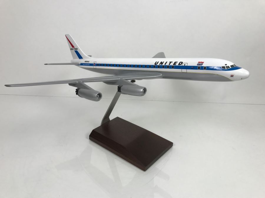 Atlantic Models Precision Model United Airlines DC-8 Jet Mainliner No Box