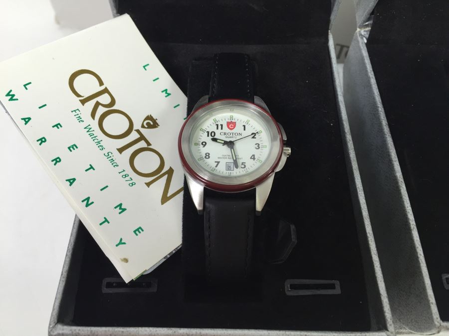 Pair Of New His And Her CROTON Fine Watches [Photo 4]