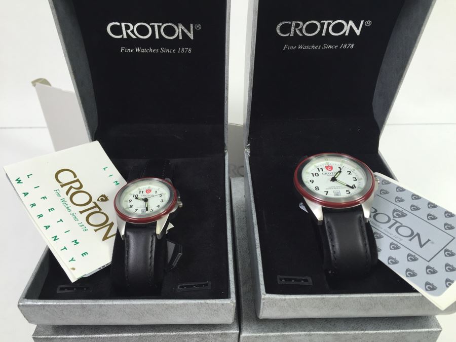 Pair Of New His And Her CROTON Fine Watches [Photo 3]
