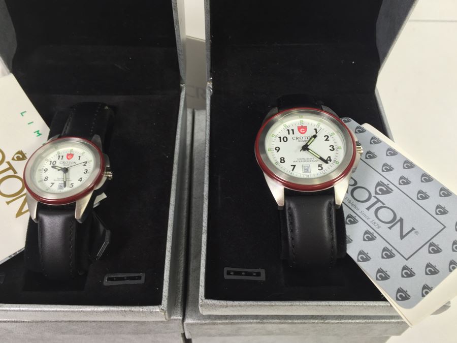 Pair Of New His And Her CROTON Fine Watches [Photo 6]