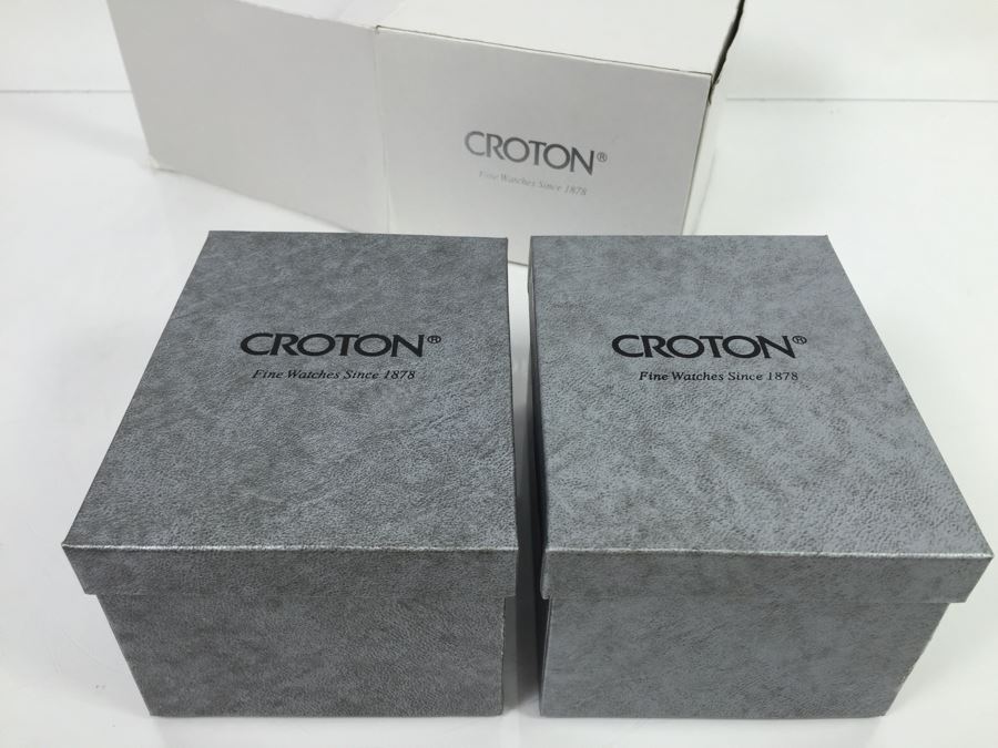 Pair Of New His And Her CROTON Fine Watches [Photo 2]