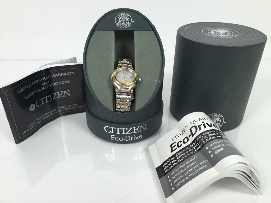 Citizen Eco-Drive Women's Watch With Box Like New [Photo 1]