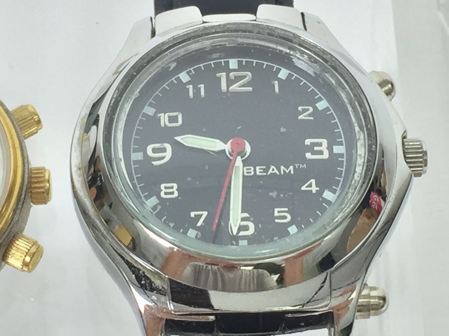 Collection Of (3) Vintage Watches: Oscar De La Renta Watch, Axcess Watch And iBeam BeamTech Watch [Photo 5]