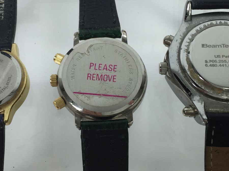 Collection Of (3) Vintage Watches: Oscar De La Renta Watch, Axcess Watch And iBeam BeamTech Watch [Photo 10]