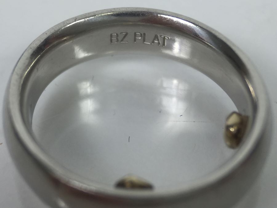 PLATINUM Ring 9.3g Marked BZ PLAT 95% PLAT $269 MV [Photo 9]