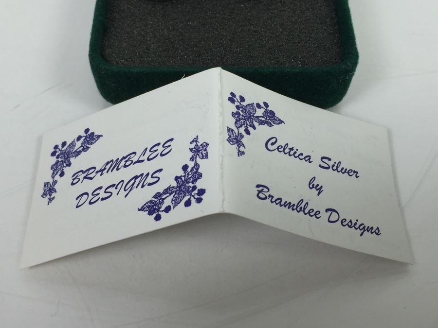 Bramblee Designs Post Earrings Celtica Silver Mixture Of Pewter And Silver [Photo 4]