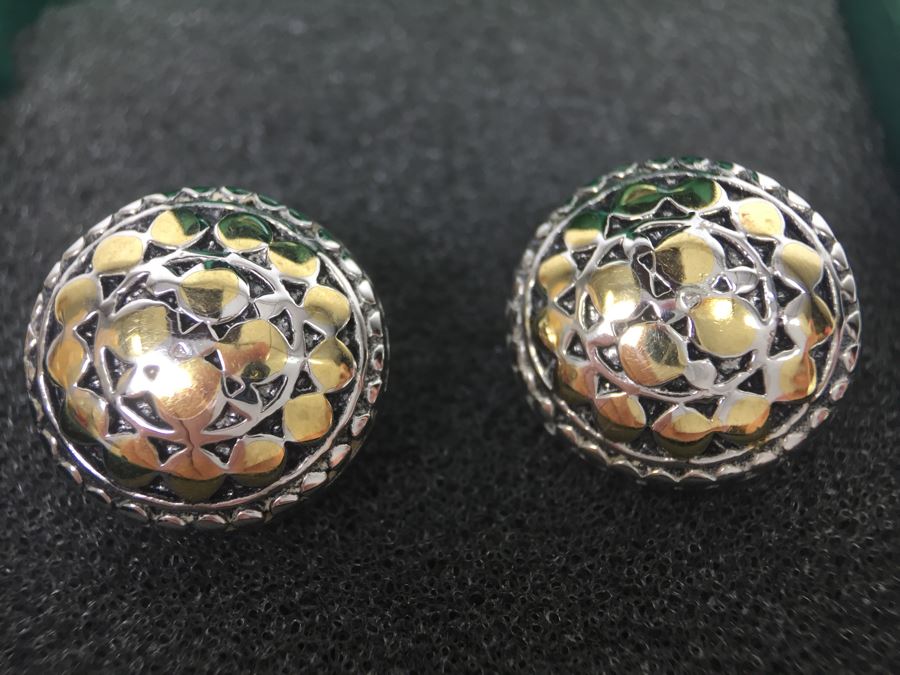 Bramblee Designs Post Earrings Celtica Silver Mixture Of Pewter And Silver [Photo 7]