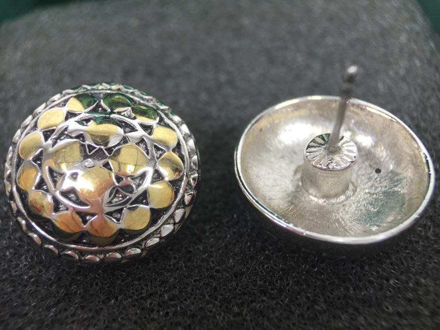 Bramblee Designs Post Earrings Celtica Silver Mixture Of Pewter And Silver [Photo 9]