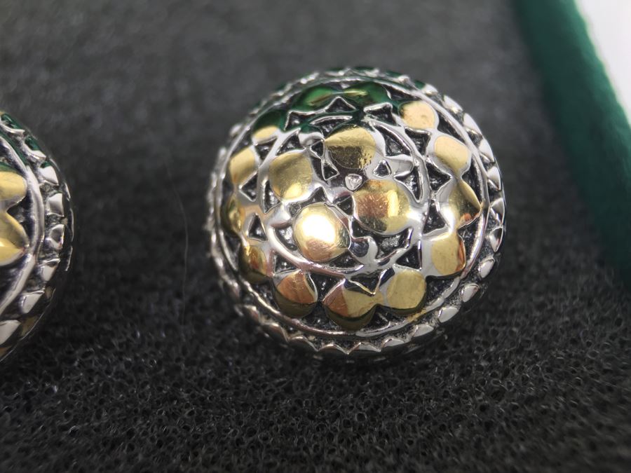 Bramblee Designs Post Earrings Celtica Silver Mixture Of Pewter And Silver [Photo 8]