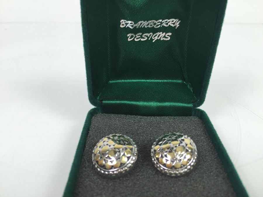 Bramblee Designs Post Earrings Celtica Silver Mixture Of Pewter And Silver [Photo 2]