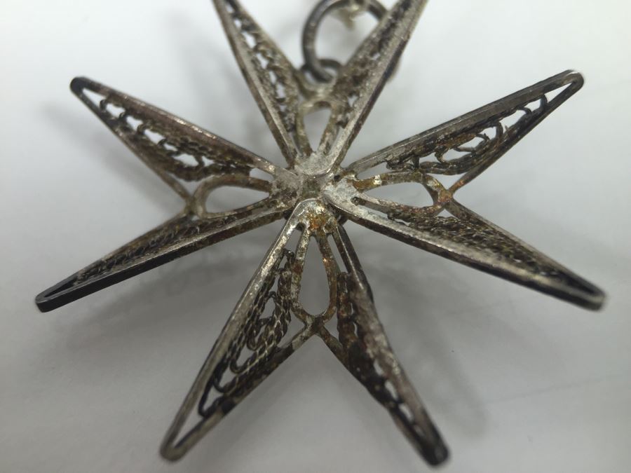 Sterling Silver Chain With Star Pendant 2.3g [Photo 9]