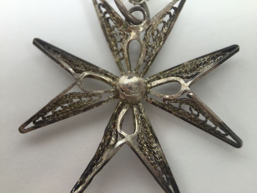 Sterling Silver Chain With Star Pendant 2.3g [Photo 8]